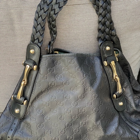 Beautiful Gucci handbag with braided handles - Picture 7 of 7